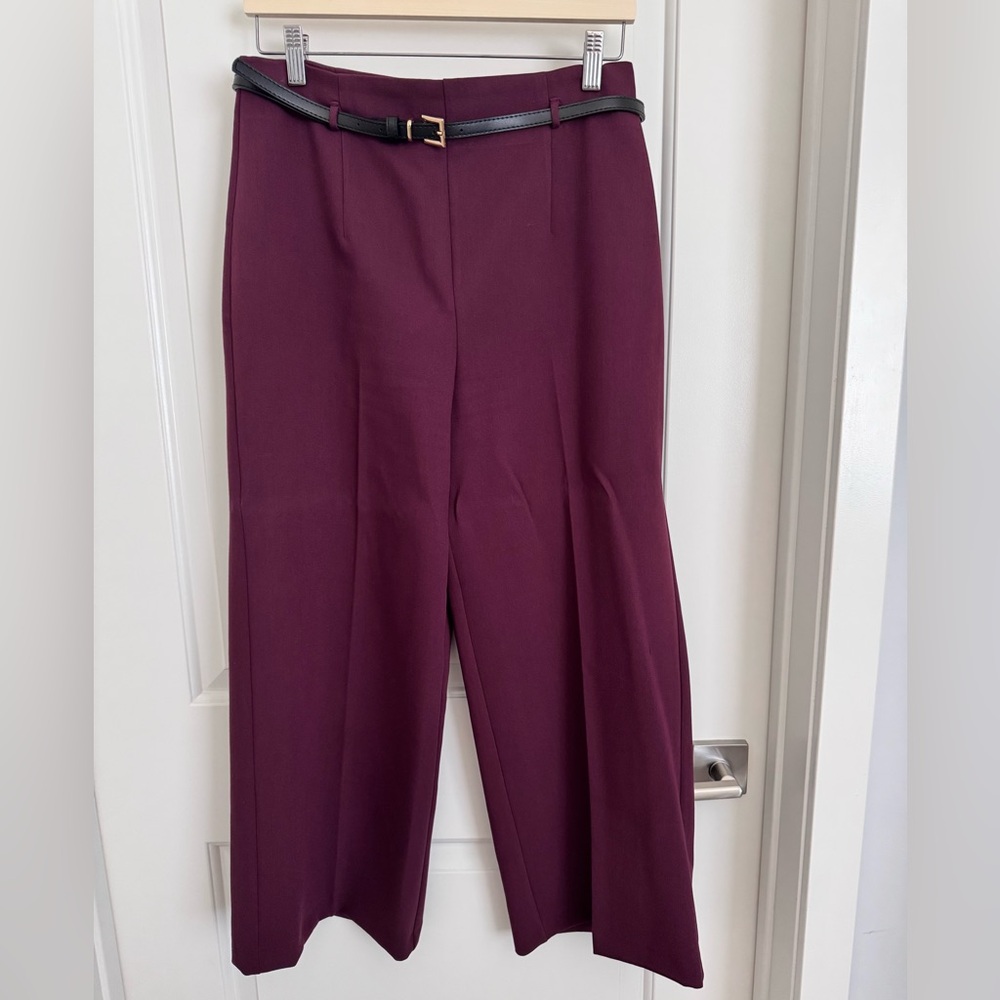 Zara Belted Culotte Pants ZW collection